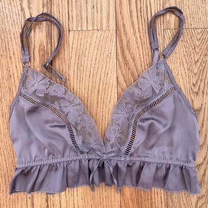 lavender babydoll bra top